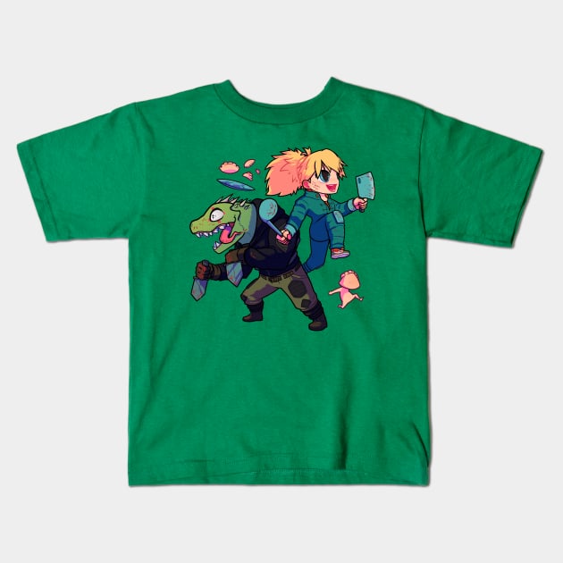 Nikaido and Kaiman Kids T-Shirt by Susto